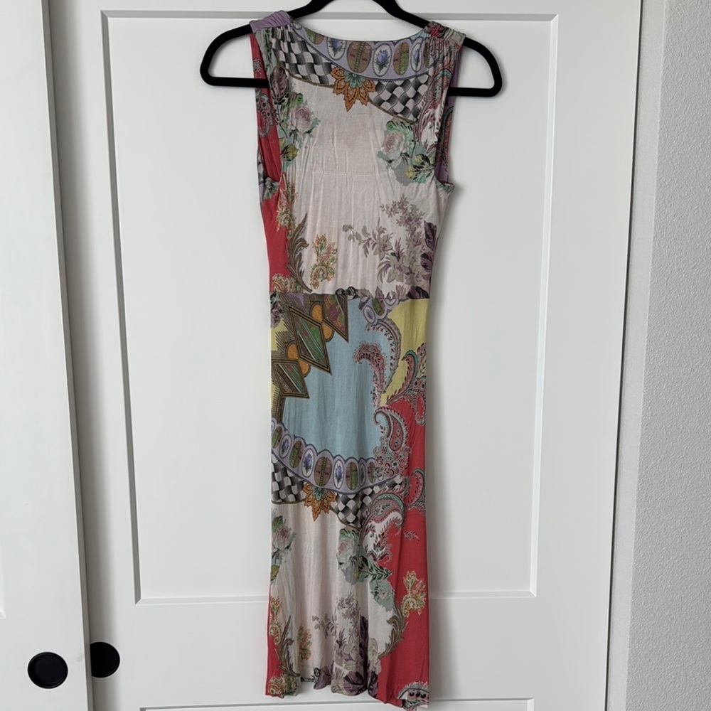 Etro Patterned Ruched Midi Sundress - Picture 5 of 8